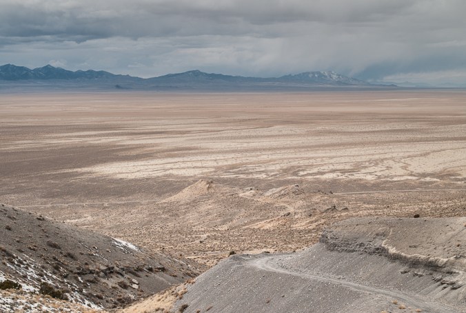 Looking across Snake Valley toward the Deep Creek Range
