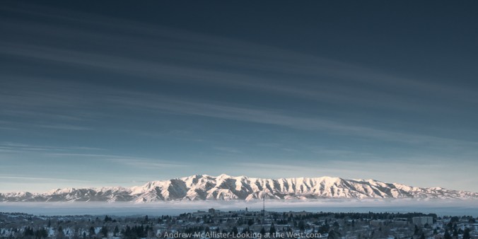 Winter 2013 Inversion Cache Valley Utah